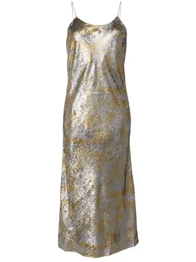 Ba&sh Flavia Dress In Gold