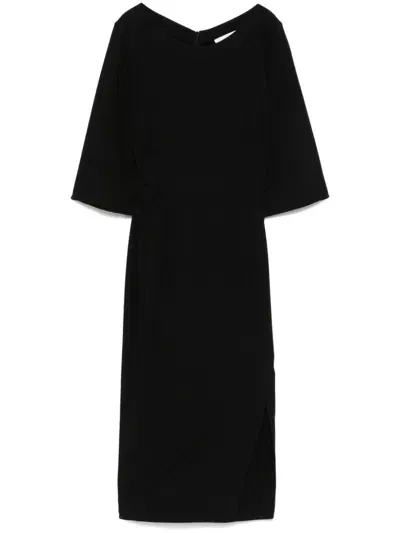 Ba&sh Ledzep Midi Dress In Black