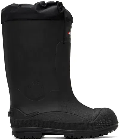 Baffin Black Titan Plain Toe Boots In 001 Black