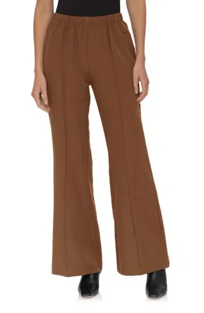 Bagatelle Pull-on Wide Leg Pants In Toffee