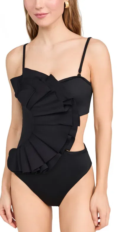 Bahia Maria Coral One Piece Black