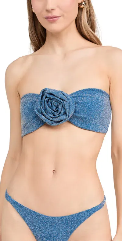 Bahia Maria Orianna Bikini Top Shiny Blue