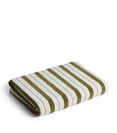 Baina Organic Cotton Madison Bath Sheet In Gray