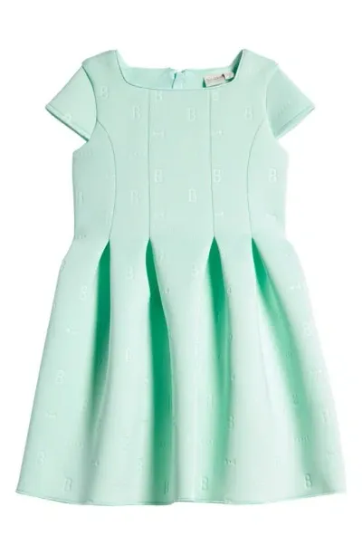 Baker By Ted Baker Kids' Embossed Scuba Dress In Mint