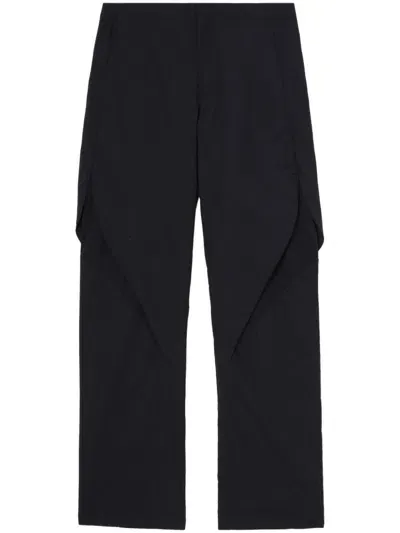 Balardi Cotton Blend Trousers In Black