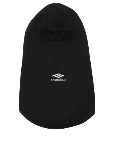 Balenciaga 3b Sports Icon Balaclava In Black