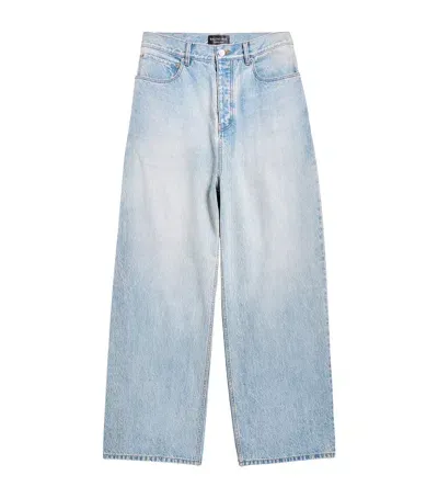 Balenciaga Baggy Jeans In Blue