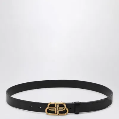 Balenciaga Bb Belt In Black