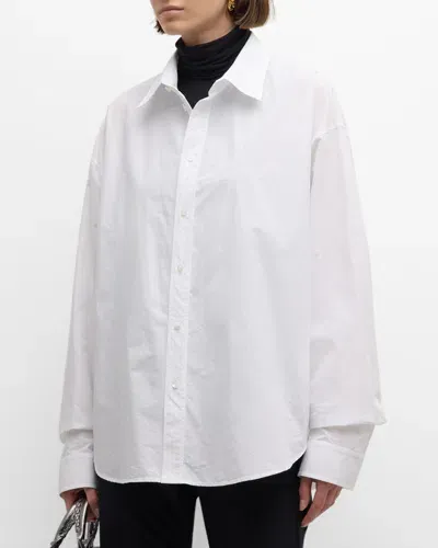 Balenciaga Bb Classic  Shirt Regular Fit In 9000 White