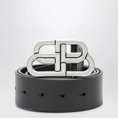 Balenciaga Bb Extra Large Black Calfskin Belt