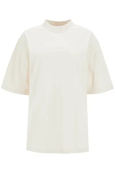 Balenciaga Bb Logo T-shirt In White