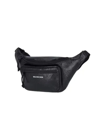 Balenciaga Belt Bag Explorer In Black