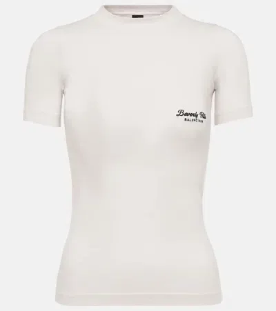 Balenciaga Beverly Hills T Shirt Fitted In Multicolor