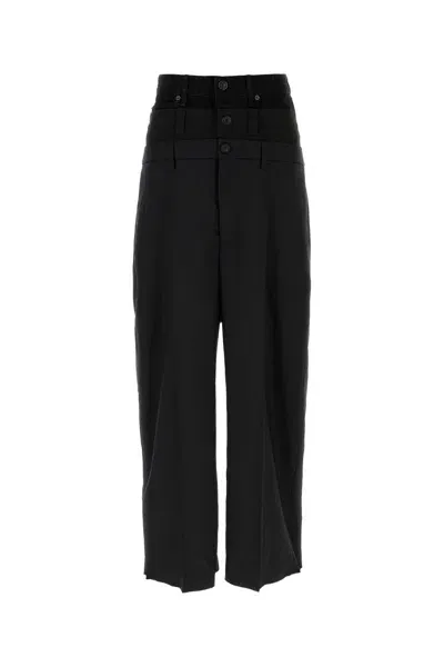 Balenciaga Black Wool Blend Pant