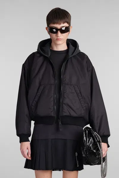 Balenciaga Bomber In Black Polyamide