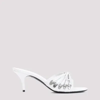 Balenciaga Cagole Sandals In White