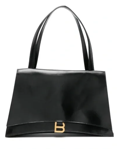 Balenciaga Crush On You Medium Shoulder Bag In Black