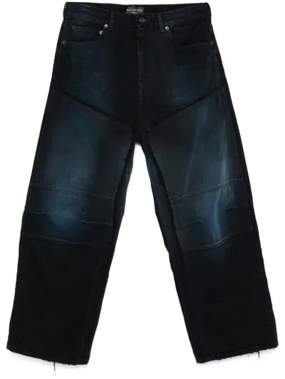 Balenciaga Double Knee Jeans In Blue