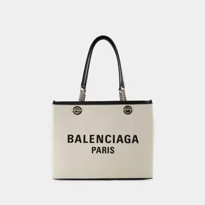 Balenciaga Duty Free Tote Bag M In Beige