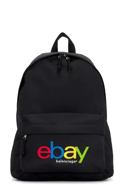 Balenciaga Explorer Backpack In Black