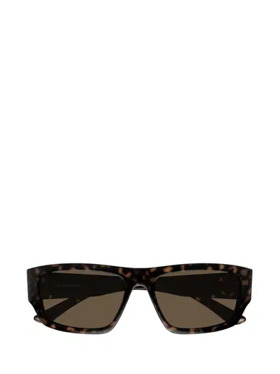 Balenciaga Eyewear Rectangular Frame Sunglasses In Multi