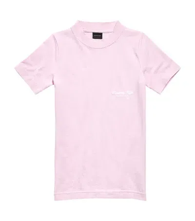 Balenciaga Fitted Beverly Hills T-shirt In Pink