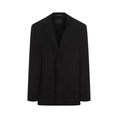 Balenciaga Fluid Tailored Jacket For Men In Black