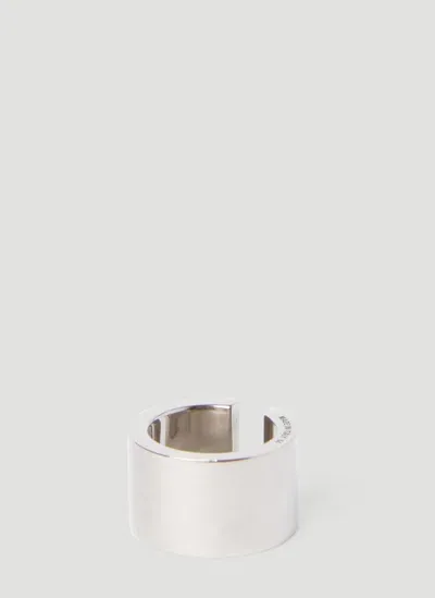 Balenciaga Garage Ring In Silver