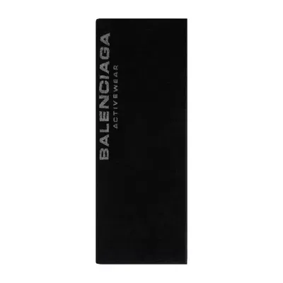 Balenciaga Gym Towel Object In Black