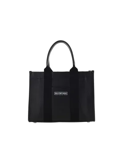 Balenciaga Hardware Small Tote Bag In Black