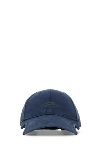 Balenciaga Hats In Washedblue