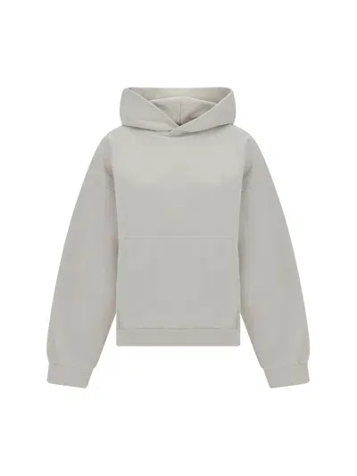 Balenciaga Hoodie In Ecru/ecru