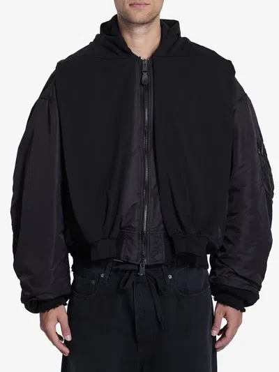 Balenciaga Incognito Jacket In Black