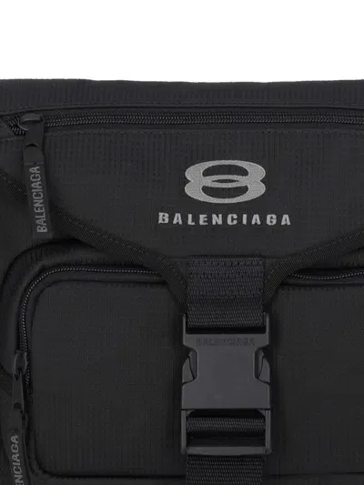 Balenciaga Large Fanny Pack Unity In Black