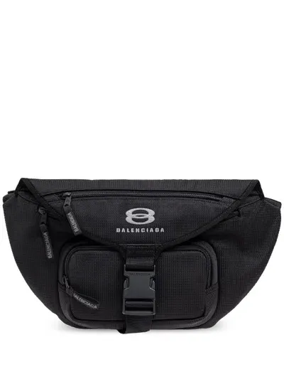 Balenciaga Large Unity Belt Bag In Black