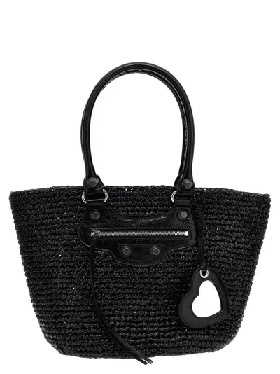 Balenciaga Le Cagole Panier Tote Bag Black