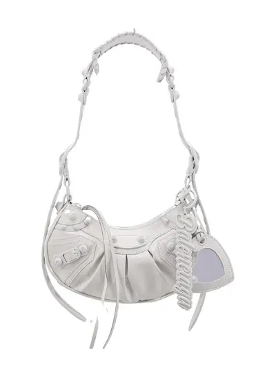 Balenciaga Le Cagole Xs Shoulder Bag In White