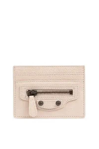 Balenciaga Le City Card Holder In Beige