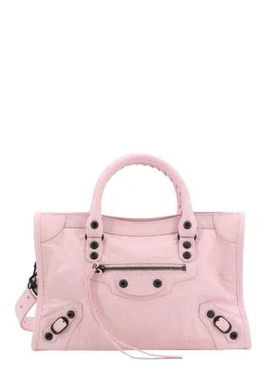 Balenciaga Le City Medium Top Handle Bag In Pink