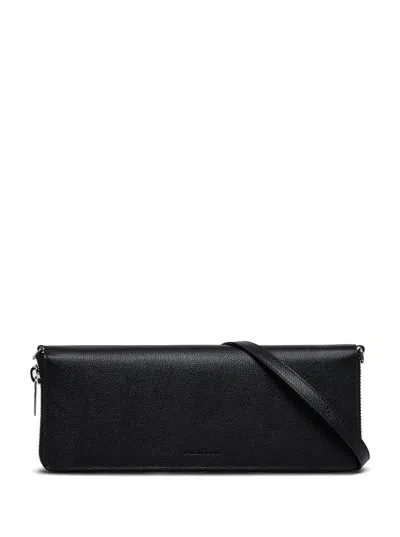 Balenciaga Leash Clutch Bag In Black