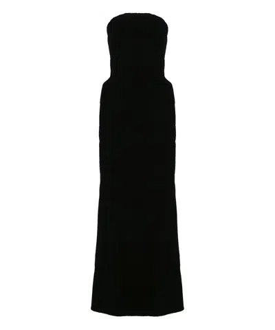 Balenciaga Long Dress In Black