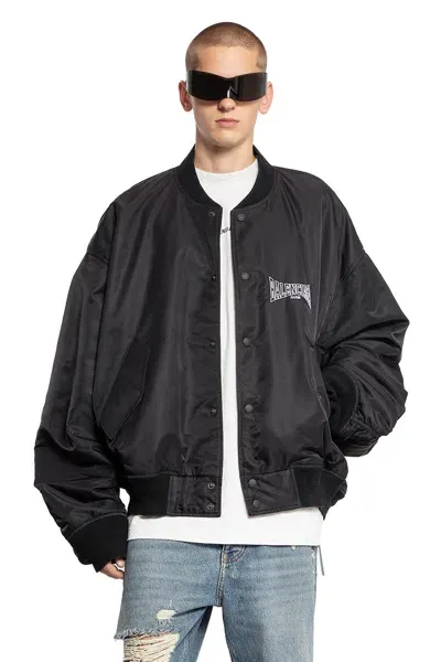 Balenciaga Man Black Jackets