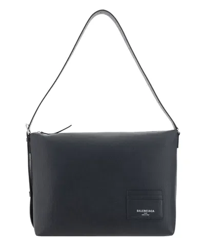 Balenciaga Messenger Bag In Black