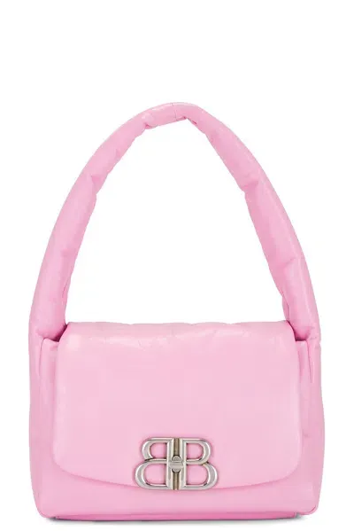 Balenciaga Monaco Small Sling Bag In Pink