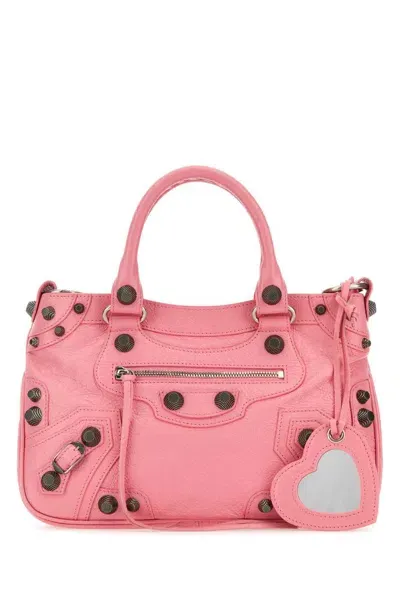 Balenciaga Neo Cagole Tote Bag In Pink