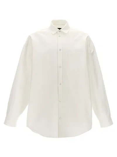 Balenciaga Outerwear Shirt, Blouse White