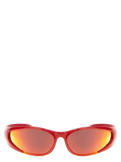 Balenciaga Reverse Xpander Rectangle Sunglasses In Multi