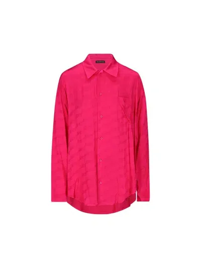 Balenciaga Shirts In Fuchsia