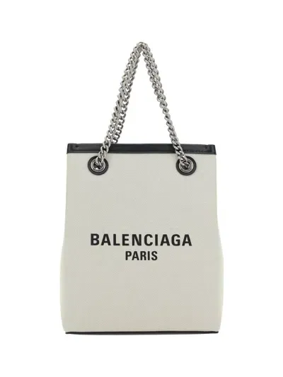 Balenciaga Shoulder Bag In Beige