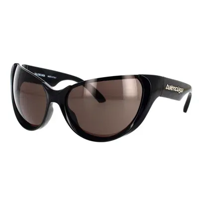 Balenciaga Sunglasses In Black Black Grey